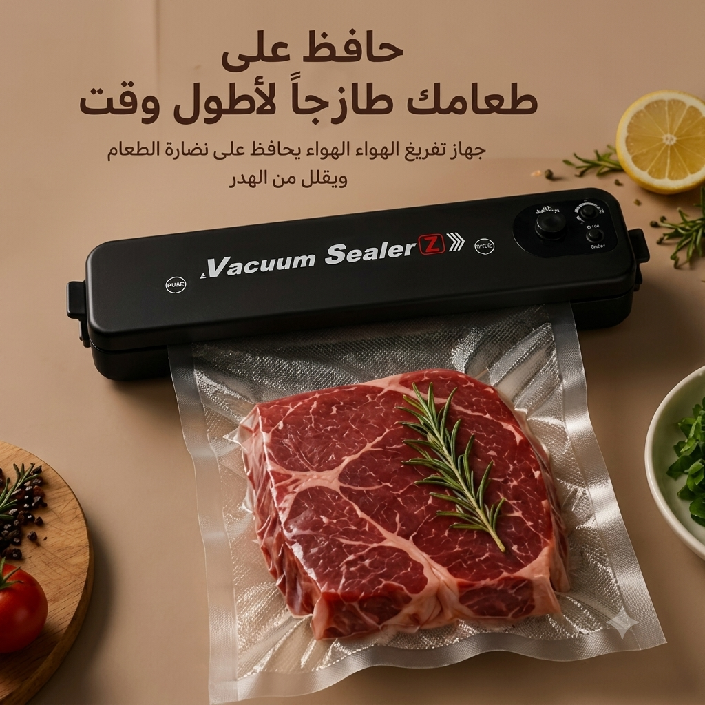 جهاز تفريغ الهواء المحمول لحفظ الطعام وإطالة مدة طزاجته